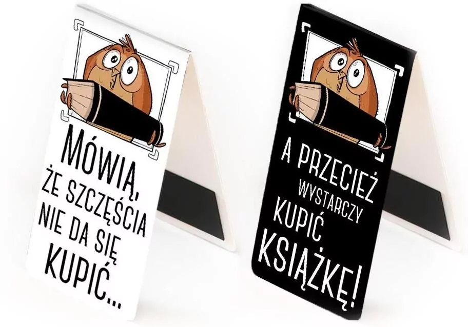 Zakładka magnetyczna. Mówią, że szczęścia nie da się kupić - tantis.pl