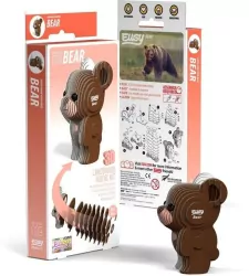 Niedźwiedź Eugy. Eko Układanka 3D