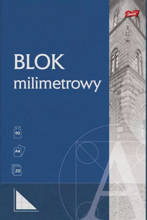 Blok milimetrowy A4/20K - tantis.pl