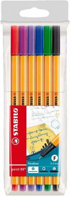 Cienkopisy Point 88. 6 szt. - tantis.pl