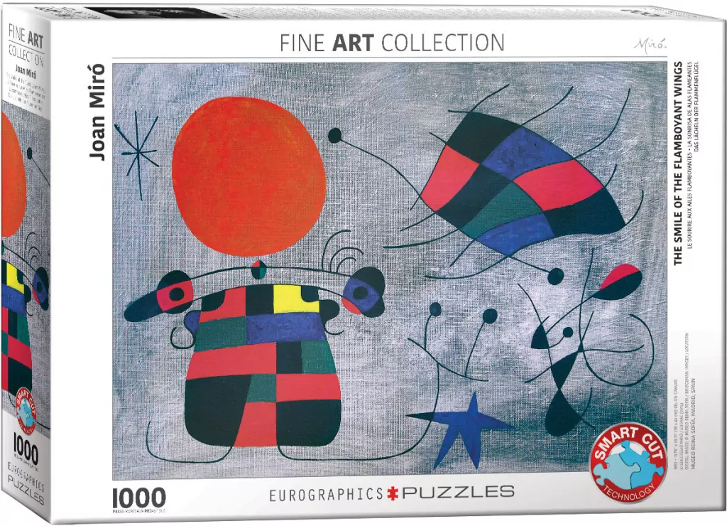 Puzzle 1000 Uśmiech ekstrawaganckich skrzydeł - tantis.pl