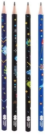 Ołówek trójkątny 2B Pixi Planet  HAPPY COLO - tantis.pl