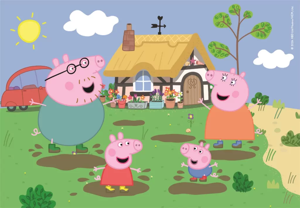 Puzzle 30 Super Color. Peppa Pig - tantis.pl
