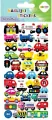 Naklejki 3D Puffy Cars Vehicles HAPPY COLOR - tantis.pl