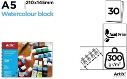 Blok do akwareli A5/30K 300g