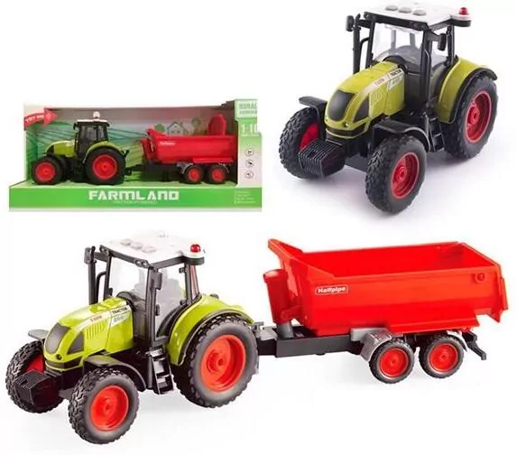 Traktor z przyczepą światło i dźwięk - tantis.pl