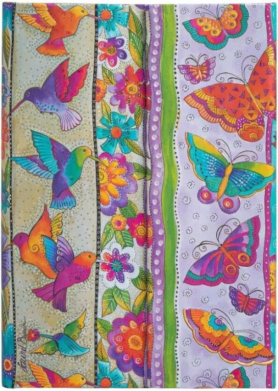 Notatnik w linie Hummingbirds & Flutterbyes midi - tantis.pl