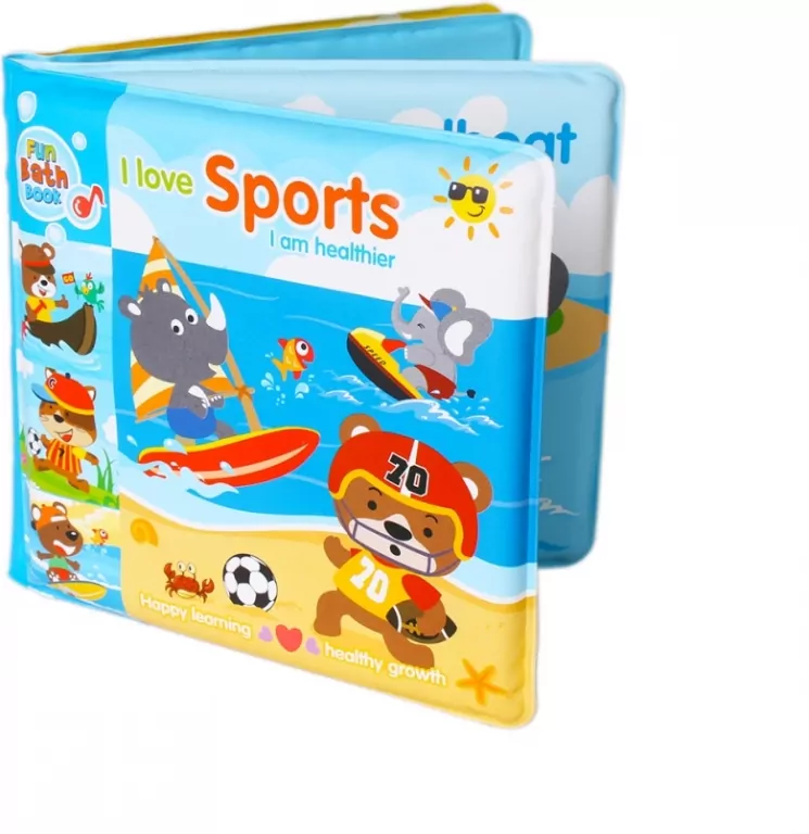 Książeczka do kąpieli. I love sports - tantis.pl