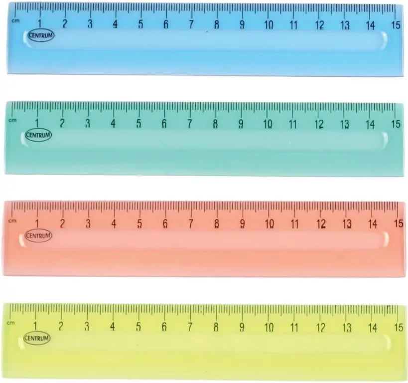 Linijka plastikowa 15cm - tantis.pl
