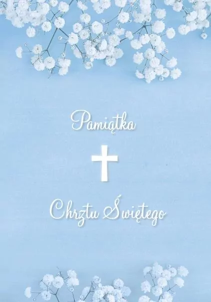 Pamiątka Chrztu Świętego - tantis.pl