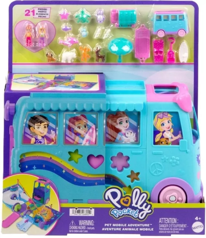 Polly Pocket. Podróżny van Kamper z transformacją - tantis.pl