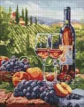 Diamentowa mozaika - Owocowe wino 40x50cm - tantis.pl