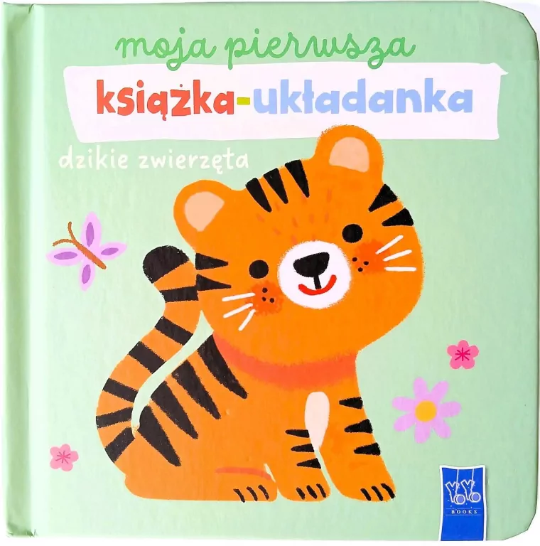 Moja pierwsza książka-układanka. Dzikie zwierzęta - tantis.pl