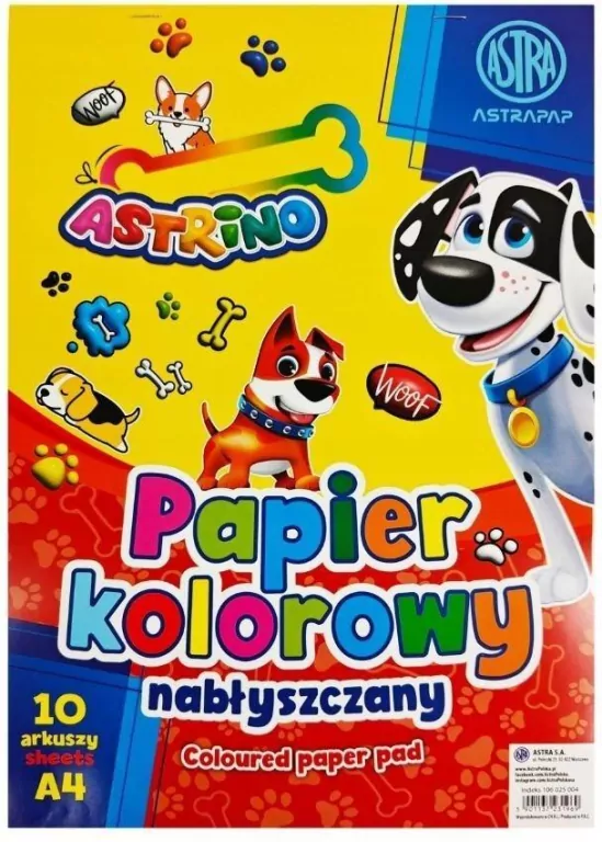 Zeszyt papierów kolorowych nabłyszczanych - tantis.pl