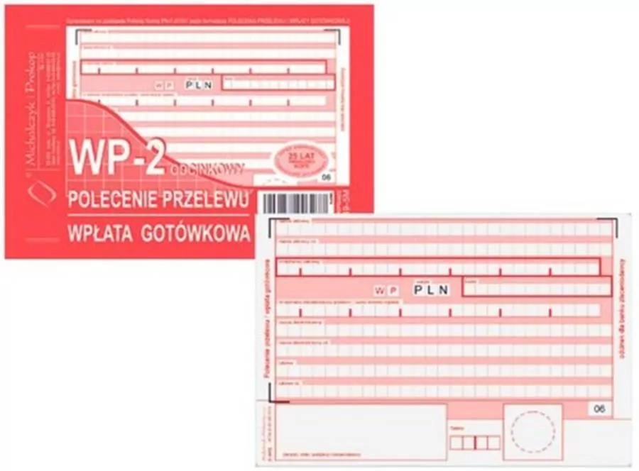 Polecenie przelewu A6 wpłata gotówkowa 2 skł. 449-5 - tantis.pl
