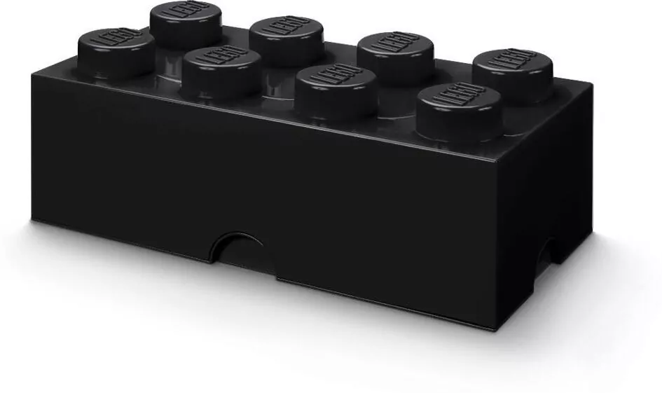 LEGO(R) pojemnik klocek ósemka czarny - tantis.pl