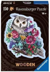 Puzzle drewniane 150 Sowa