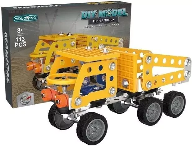 Klocki konstrukcyjne metalowe 113el - tantis.pl
