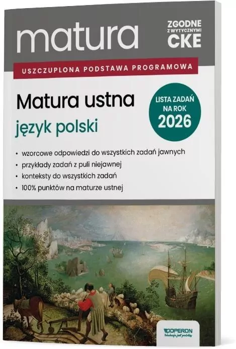 Matura 2026 Język polski Matura ustna - tantis.pl