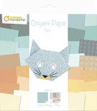 Papier origami 20x20cm. Furs - tantis.pl