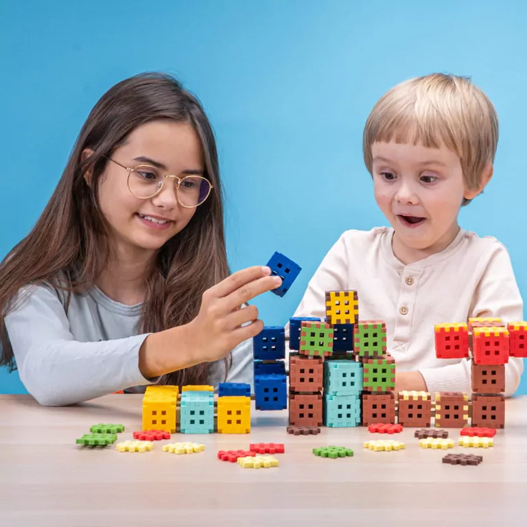 Marioinex Mini Waffle Green Blocks 302 el. - tantis.pl