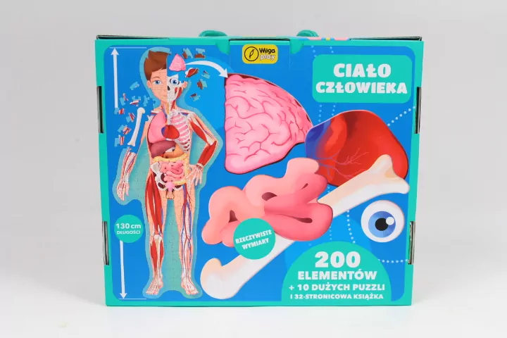 Poznawaj, baw się, odkrywaj. Ciało człowieka. Książka i puzzle - tantis.pl