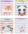 Torebka ozdobna 26x32x10cm hot-stamp mix ROZETTE. 1 sztuka - tantis.pl