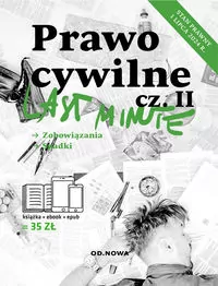 Last Minute prawo cywilne. Część 2 - tantis.pl