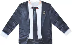 Koszulka z nadrukiem W garniturze rozm. L