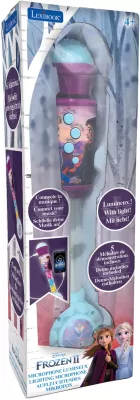 Mikrofon z efektami świetlnymi i dźwiękowymi. Frozen