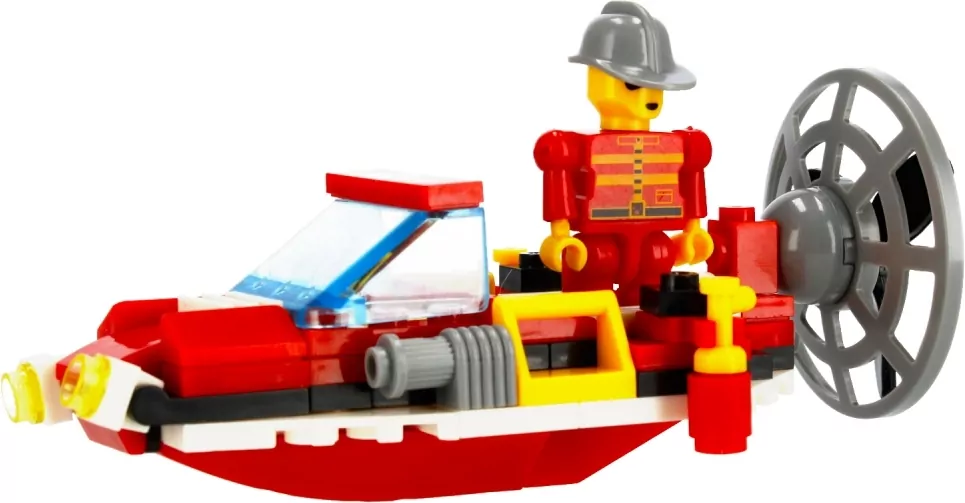 Klocki konstrukcyjne Alleblox Straż Pożarna 96-104 elementy, mix - tantis.pl