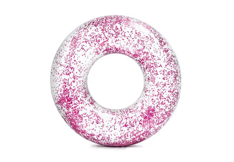 Koło nadmuchiwane z drobinkami brokatu 119 cm. Mix - tantis.pl