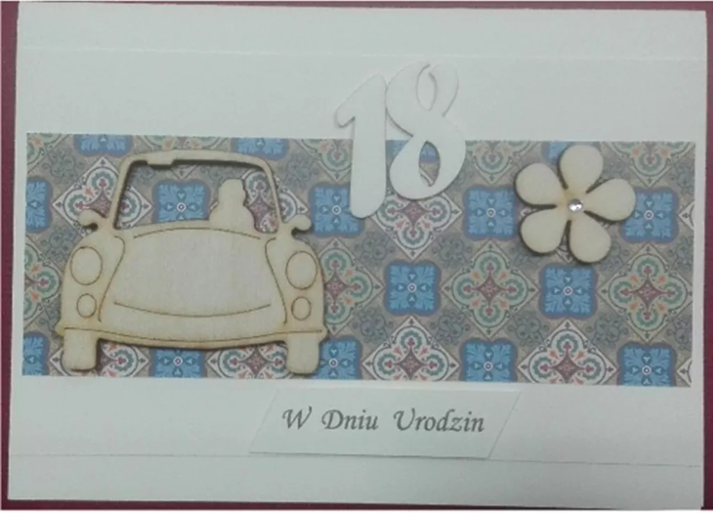 Karnet okolicznościowy C6 18-tka - tantis.pl