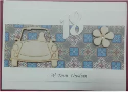 Karnet okolicznościowy C6 18-tka