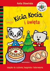 Kicia Kocia i święta. Kolorowanka