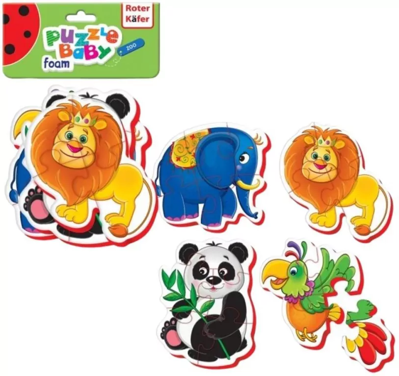 Puzzle piankowe Zoo - tantis.pl