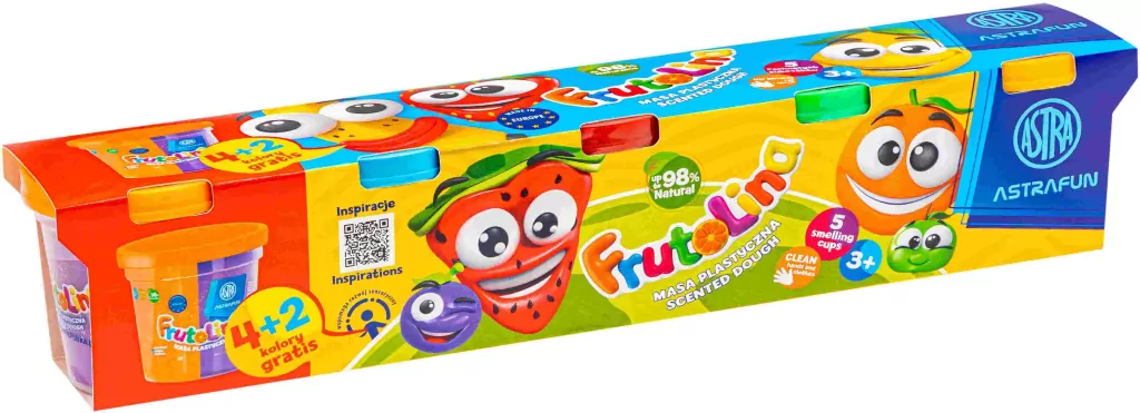 Ciastolina Frutolina Astrafun 5x100g - tantis.pl