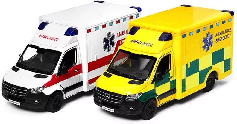 AUTO POGOTOWIE MET P/B 1:48 MERC MIX2 1/12 - tantis.pl
