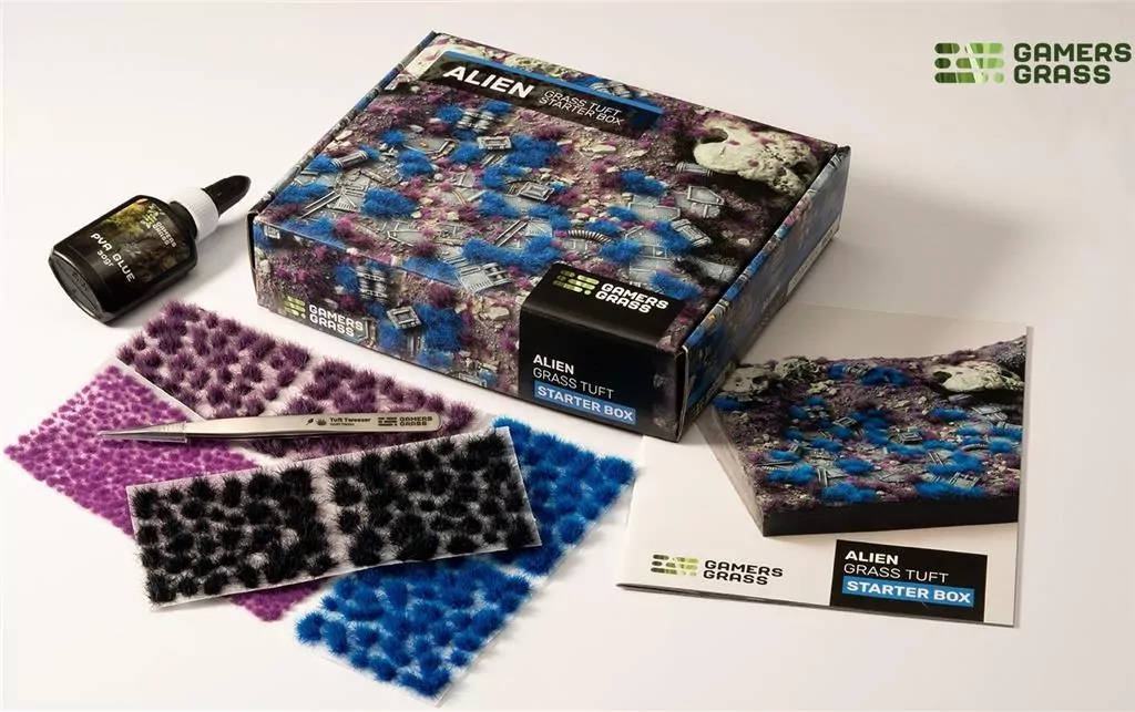 Gamers Grass: Tuft Starter Boxes - Alien Grass - tantis.pl