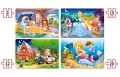 Puzzle x 4. Beautiful Fairy Tales. Baśnie. - tantis.pl