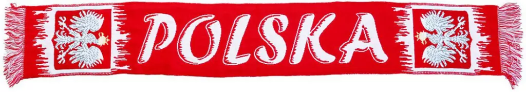 Szalik kibica Polska 130cm - tantis.pl