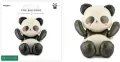 Balon foliowy Panda 68x72cm - tantis.pl