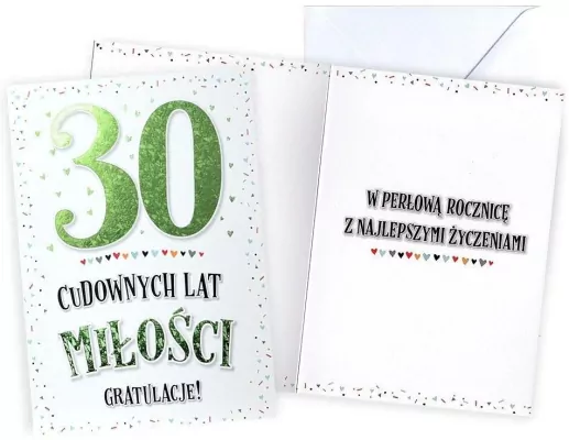 Karnet. 30 rocznica ślubu