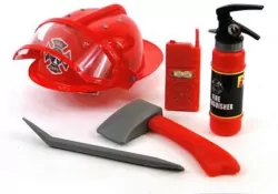 Zestaw strażacki z hełmem