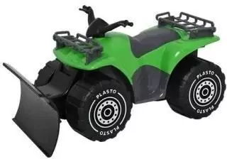 Quad z pługiem 30cm zielony