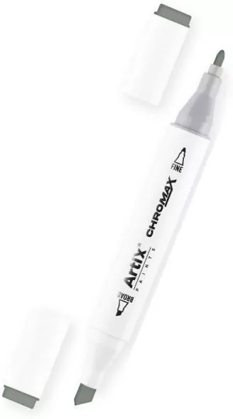 Marker Chromax z 2 końcówk. cool grey CG6 - tantis.pl