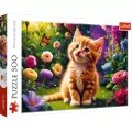 Puzzle 500 Uroczy kotek TREFL - tantis.pl
