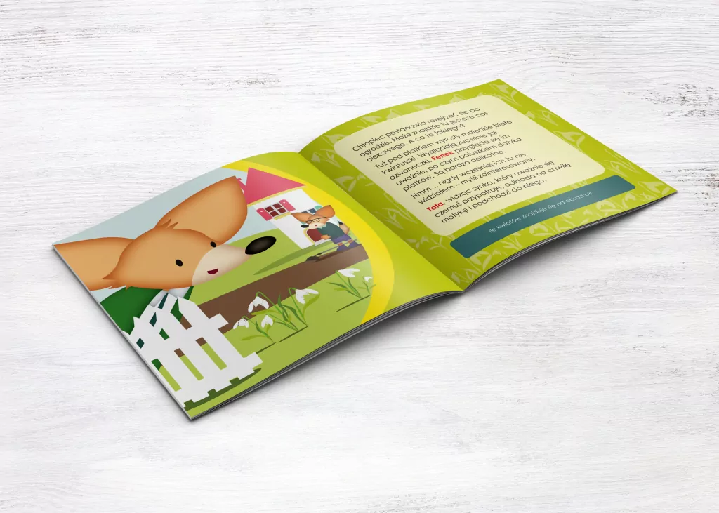 Wiosna w ogrodzie. Pory roku. Przygody Fenka - tantis.pl