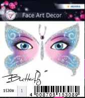 Naklejka Face Art Motyl - tantis.pl