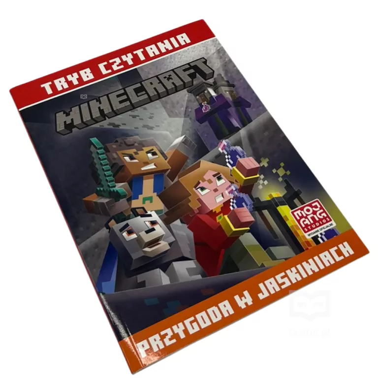 Przygoda w jaskiniach. Minecraft. Tryb czytania - tantis.pl